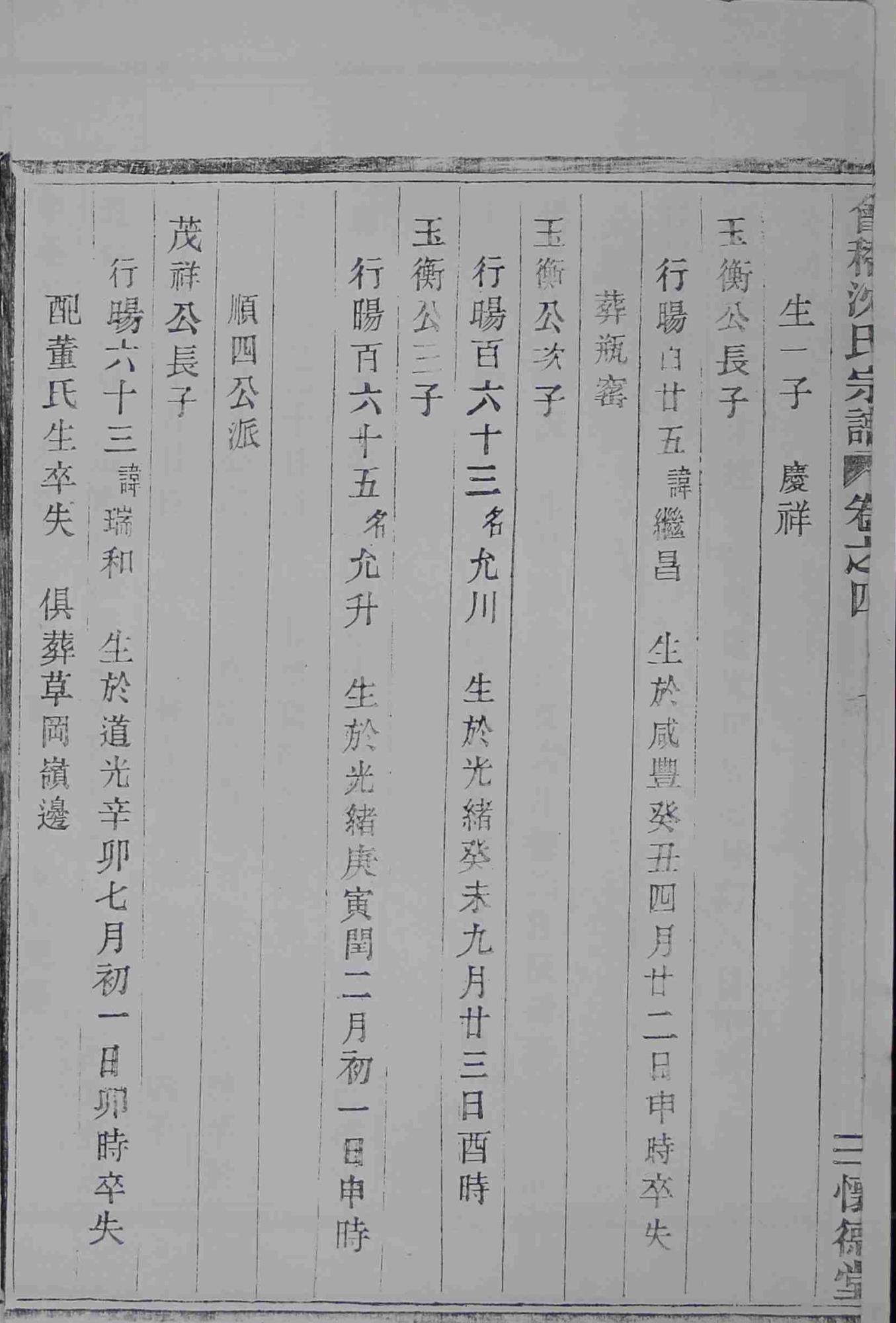 首页 数字资源 特色数据库 上虞家谱 会稽沈氏宗谱